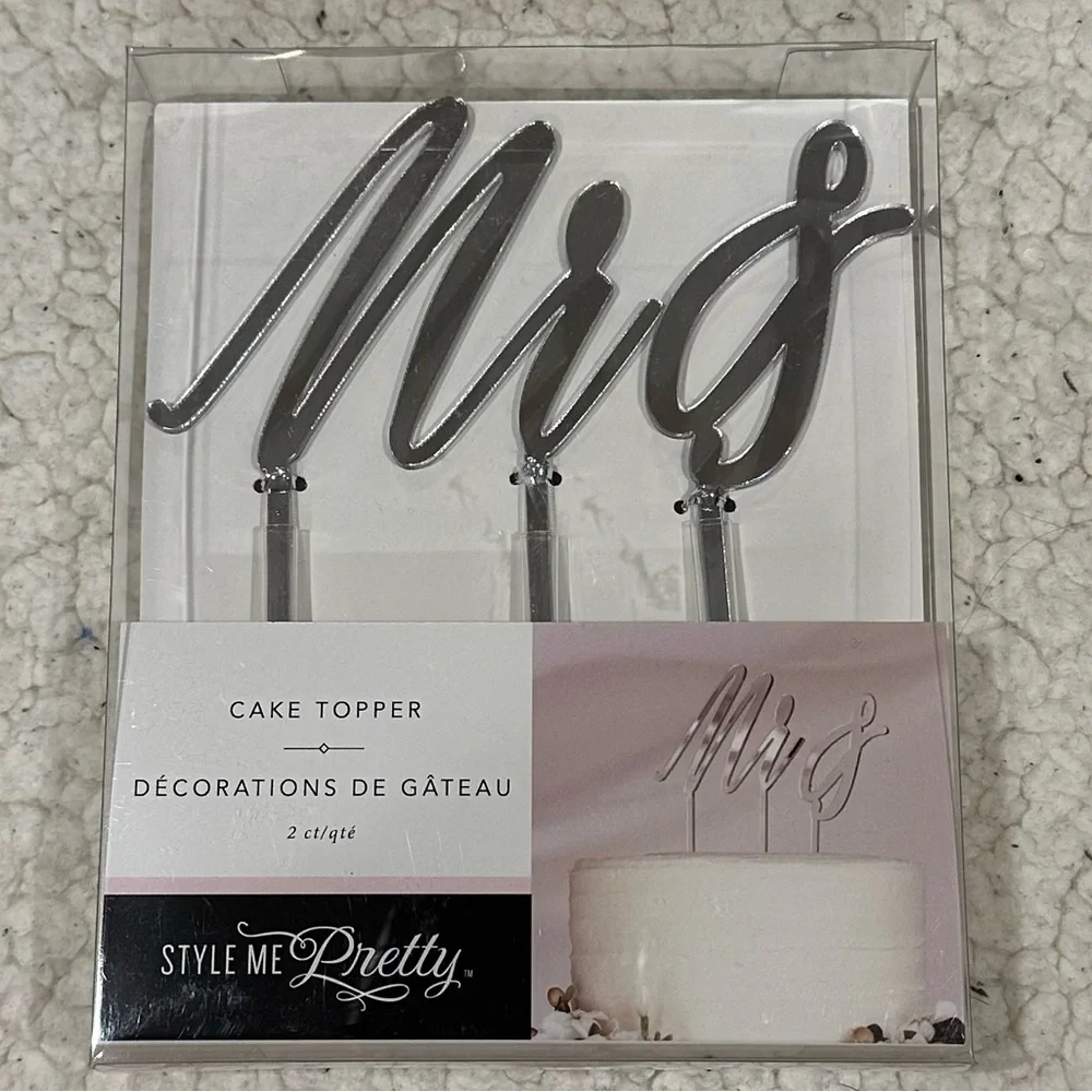 wedding cake topper mr. &